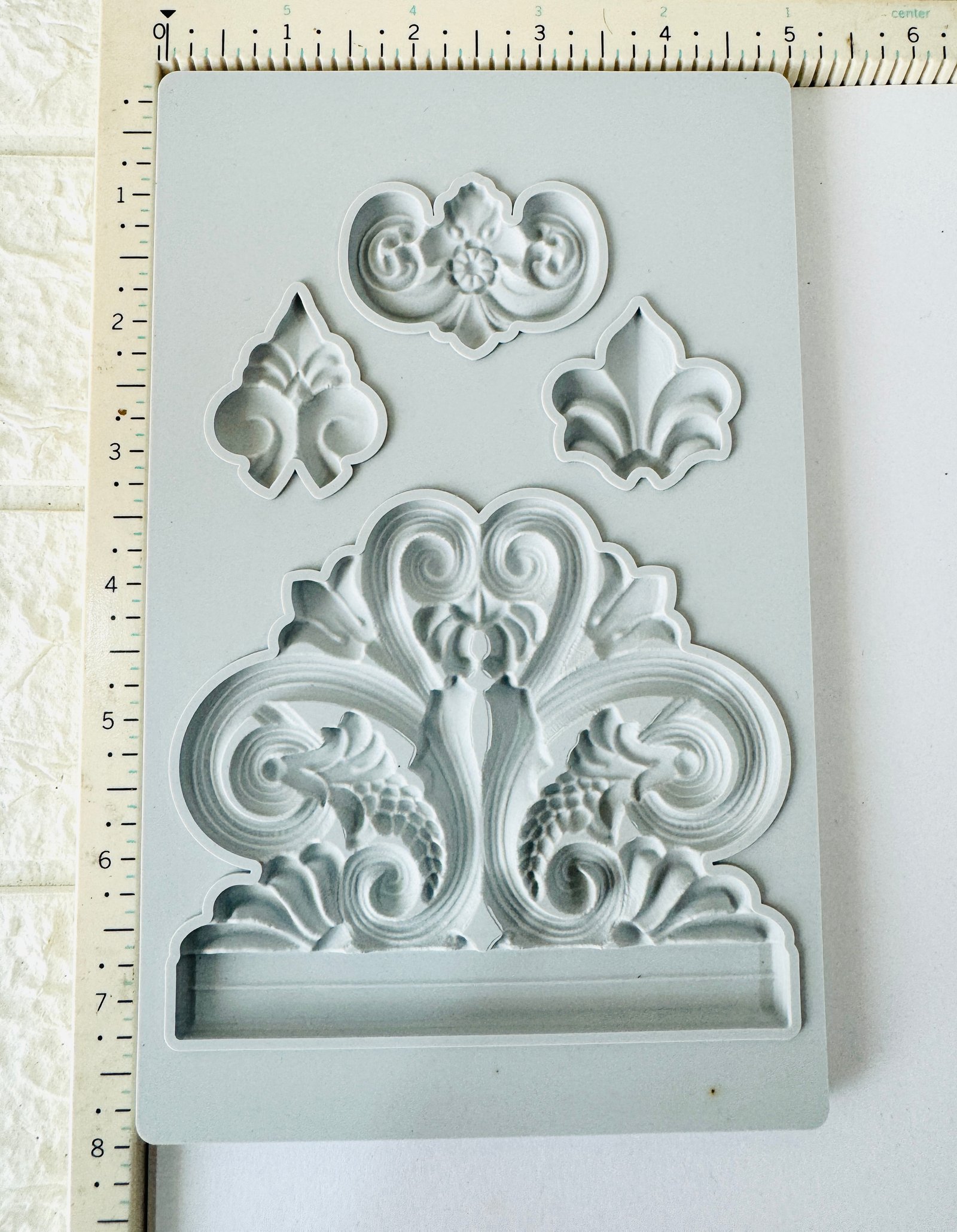 Classic Ornamental Scroll Silicone Mould – Multi Design
