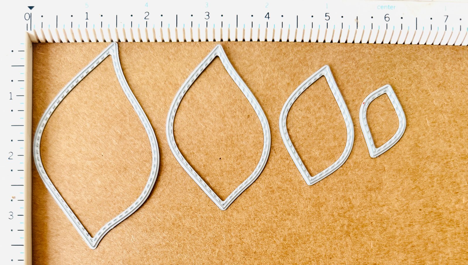 Teardrop  Leaf Shape Cutter Set – 4 Sizes