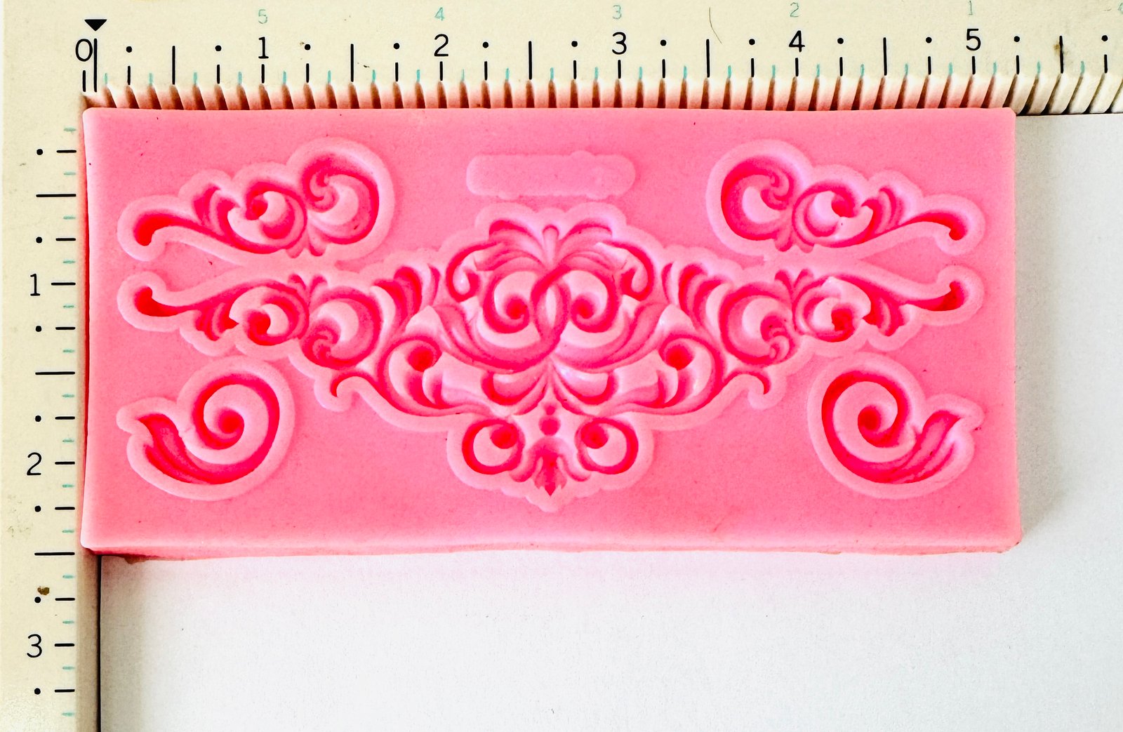 Ornate Baroque Border Silicone Mould