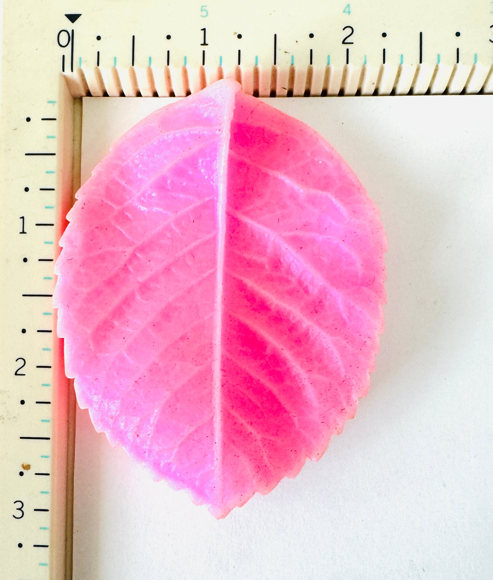 Realistic Leaf Vein Silicone Mould A + B (set of 2 moulds)