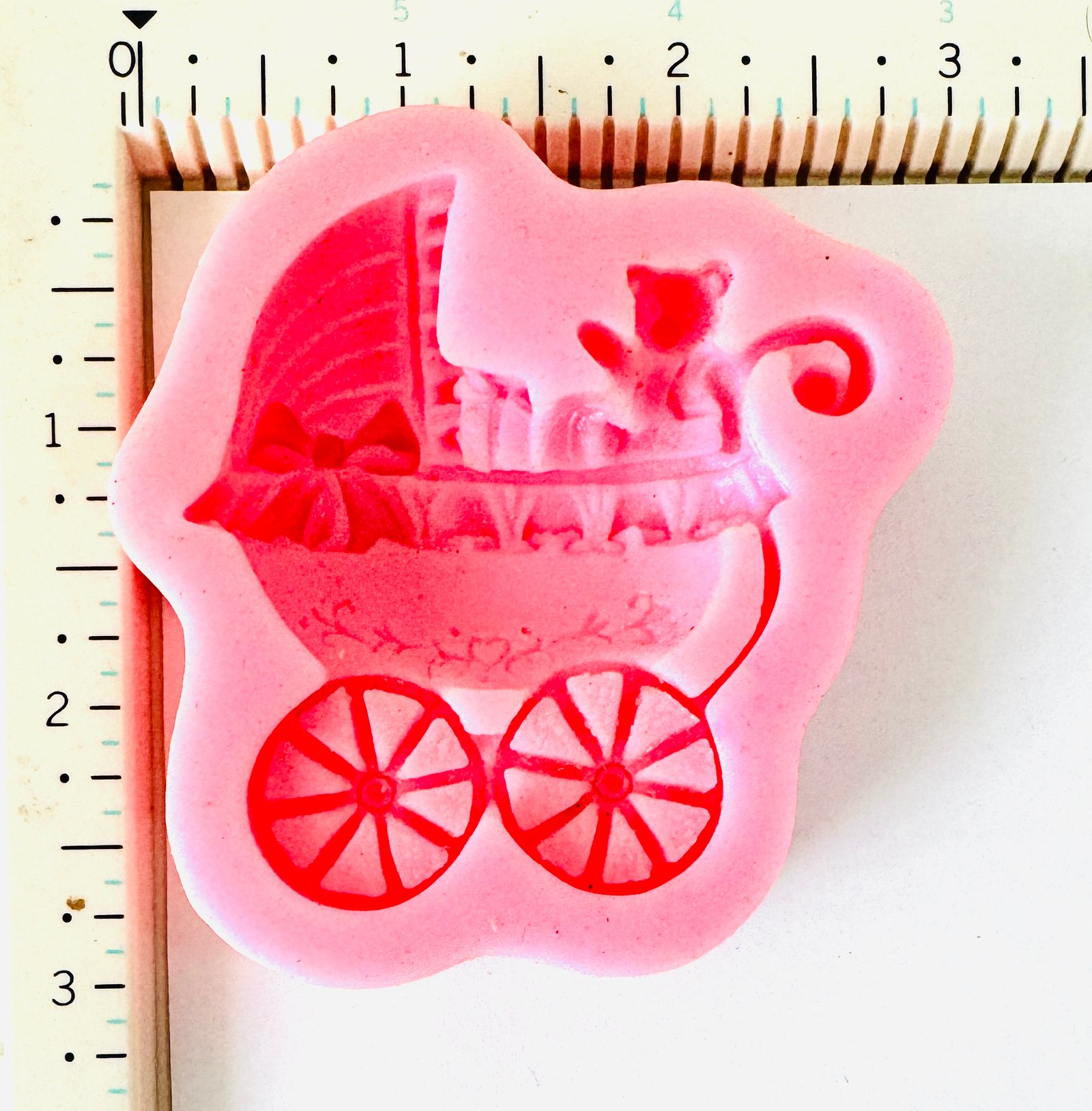 Vintage Baby Pram Silicone Mould