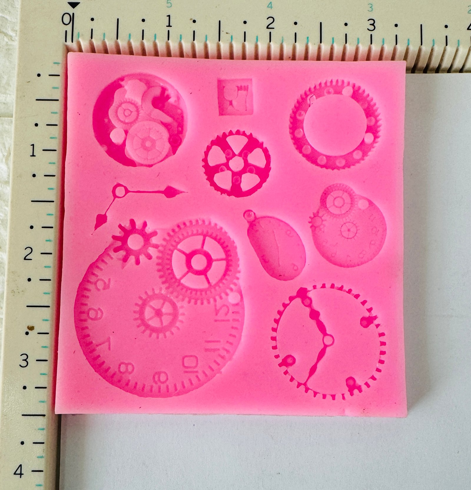Steampunk Clock & Gear Silicone Mould – Multi Design