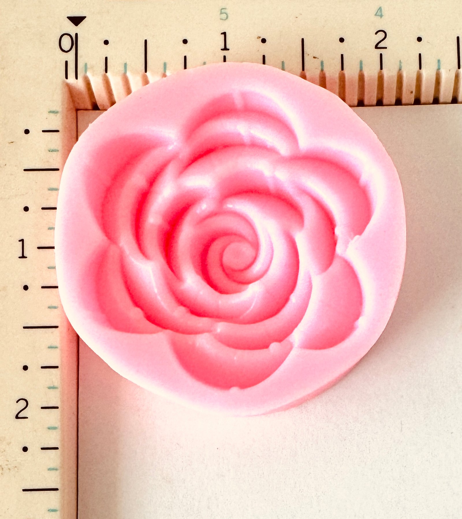 Classic Rose Spiral Silicone Mould
